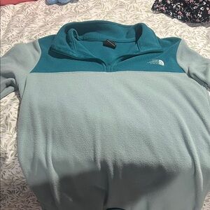 The North Face Teal and Light Blue Women's Jacket